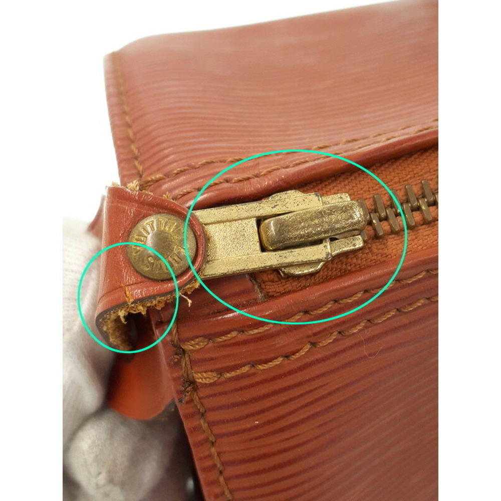 Louis Vuitton Epi Speedy Boston Bag Brown - Picture 6 of 9